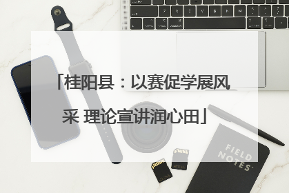 桂阳县：以赛促学展风采 理论宣讲润心田